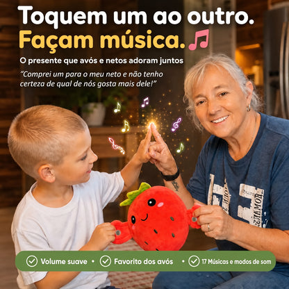 Happy Fruit - Pelúcia Musical Sensorial
