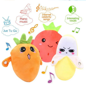 Happy Fruit - Pelúcia Musical Sensorial